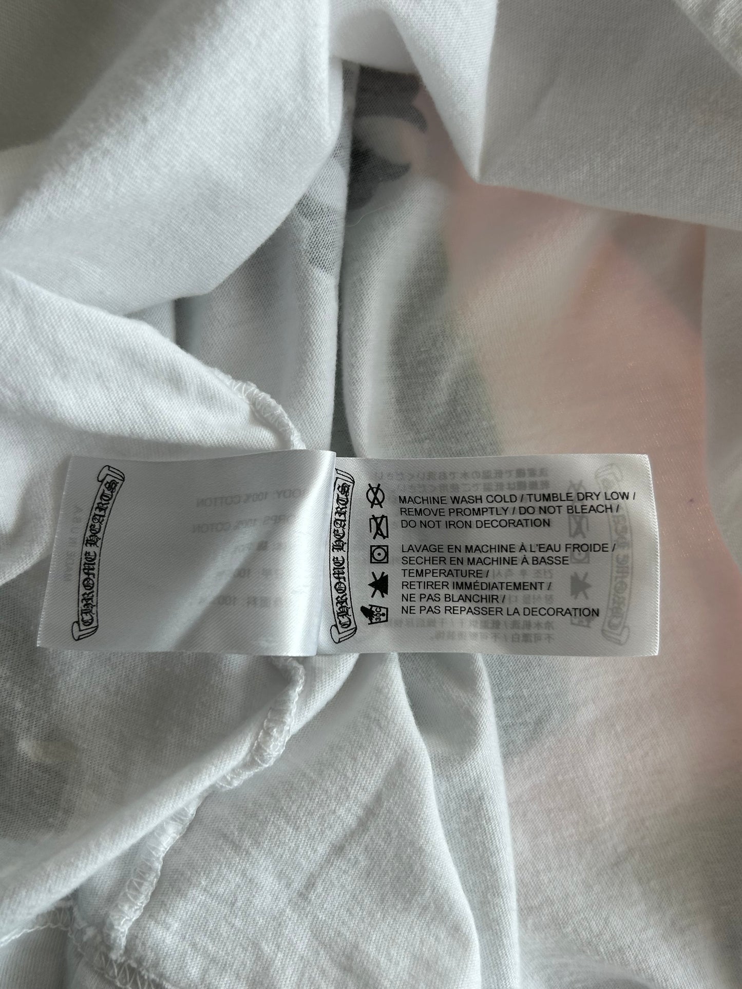 Chrome Hearts White & Purple Dagger Longsleeve T-Shirt