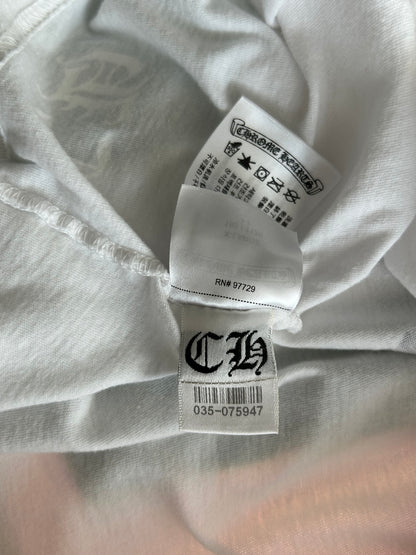 Chrome Hearts White & Purple Dagger Longsleeve T-Shirt