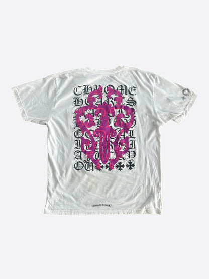 Chrome Hearts White & Purple Dagger T-shirt