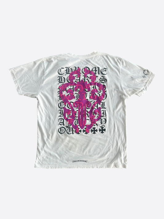 Chrome Hearts White & Purple Dagger T-shirt