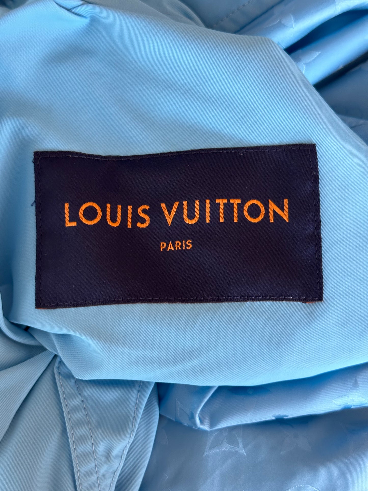 Louis Vuitton Blue Monogram Reversible Windbreaker
