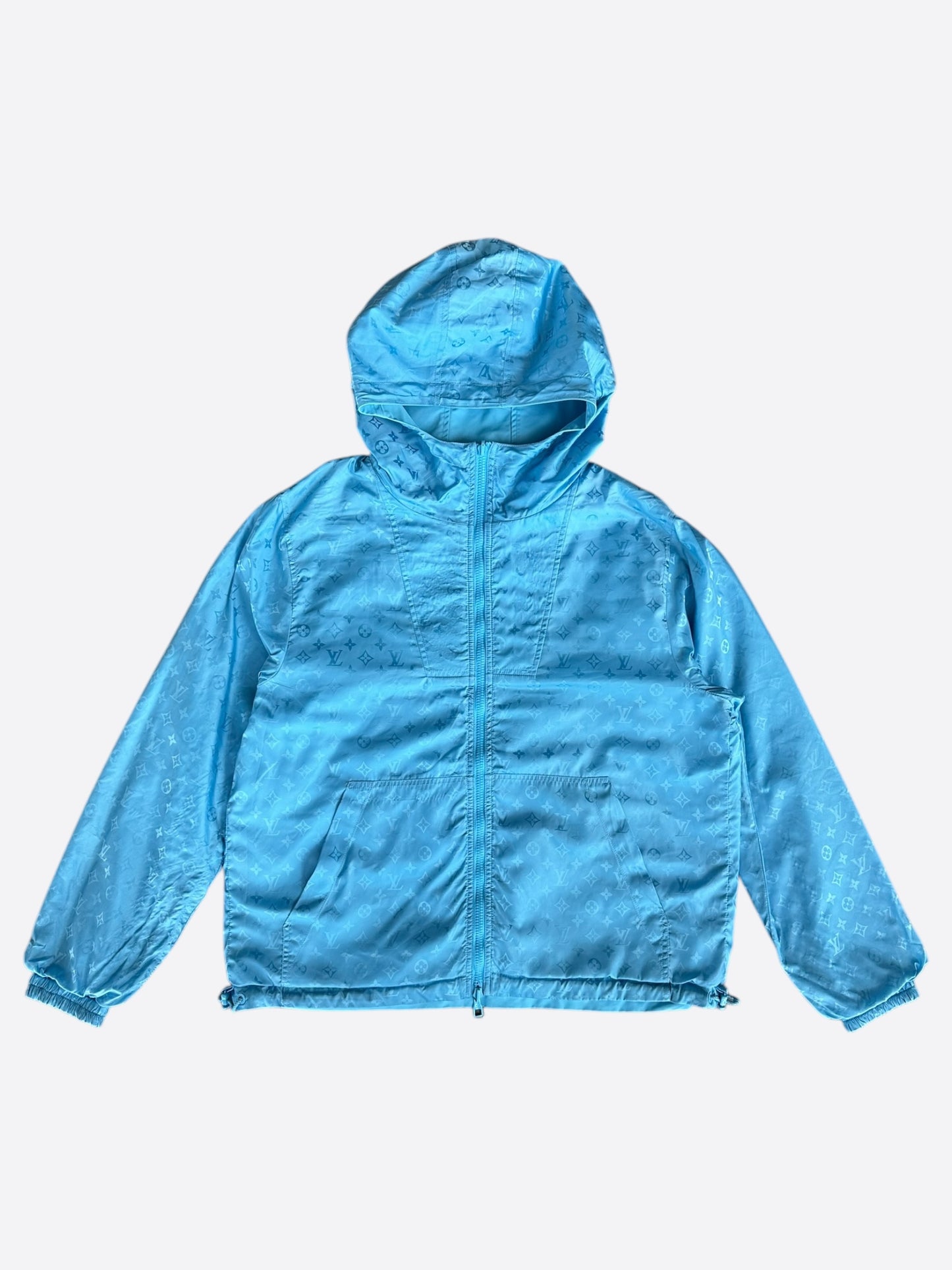 Louis Vuitton Blue Monogram Reversible Windbreaker