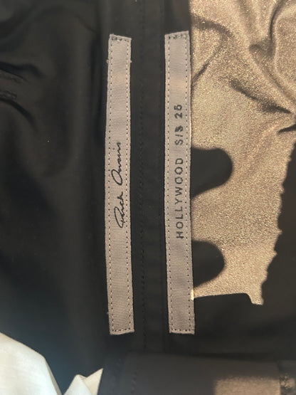Rick Owens Black Flared Trousers