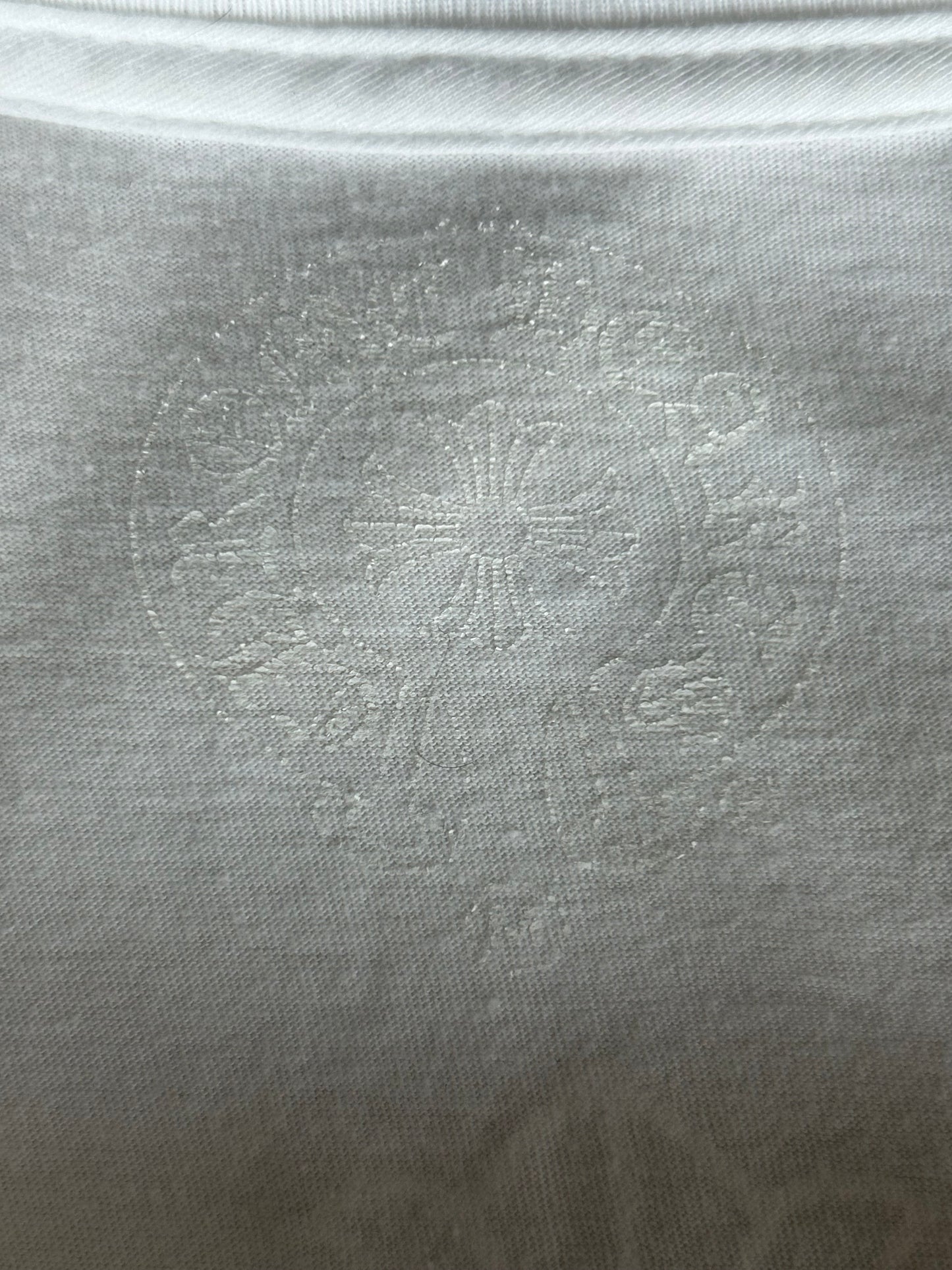 Chrome Hearts White & Black Cemetery Cross Longsleeve T-Shirt