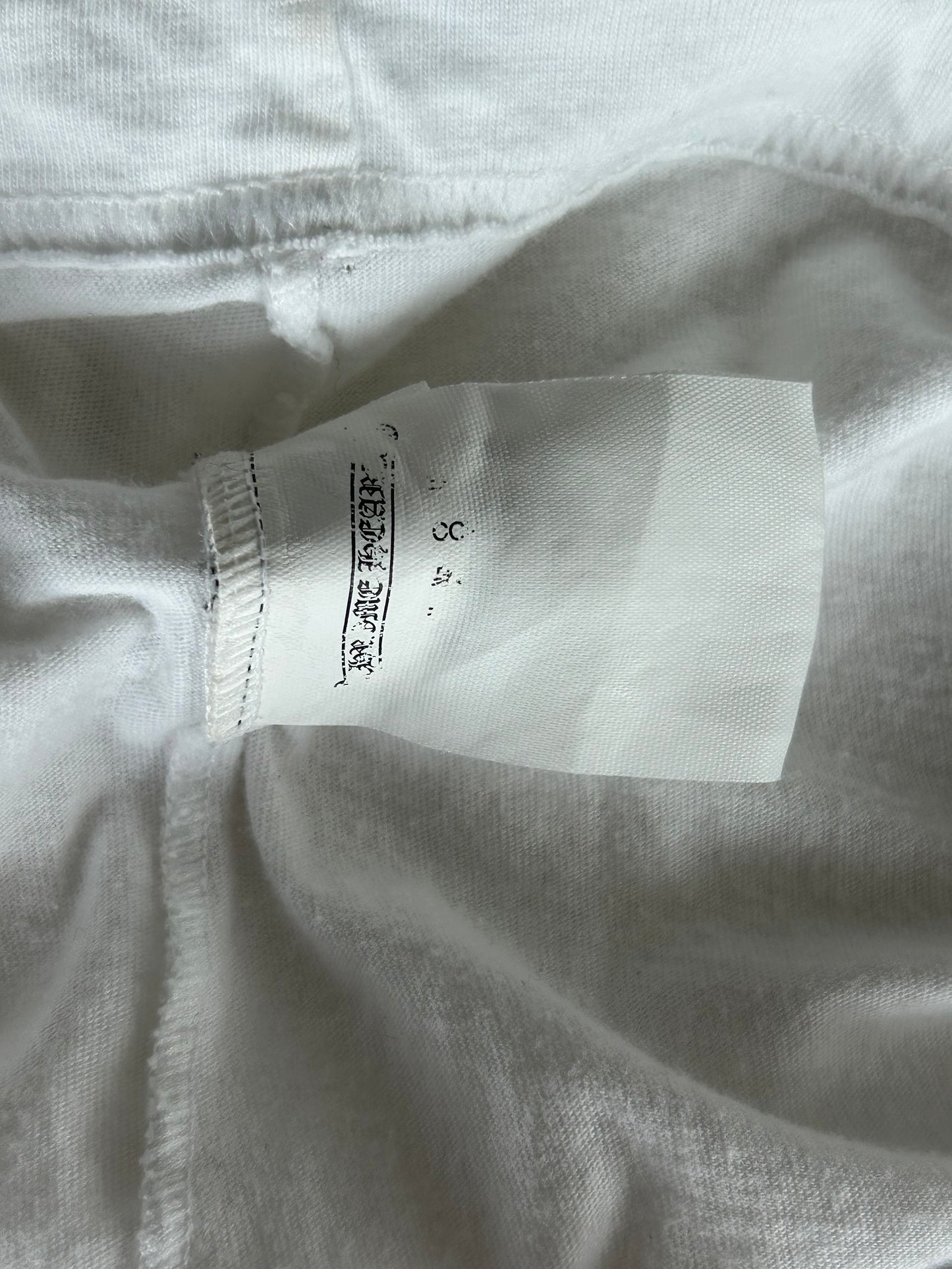 Chrome Hearts White & Black Cemetery Cross Longsleeve T-Shirt