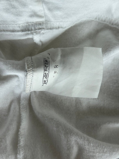 Chrome Hearts White & Black Cemetery Cross Longsleeve T-Shirt