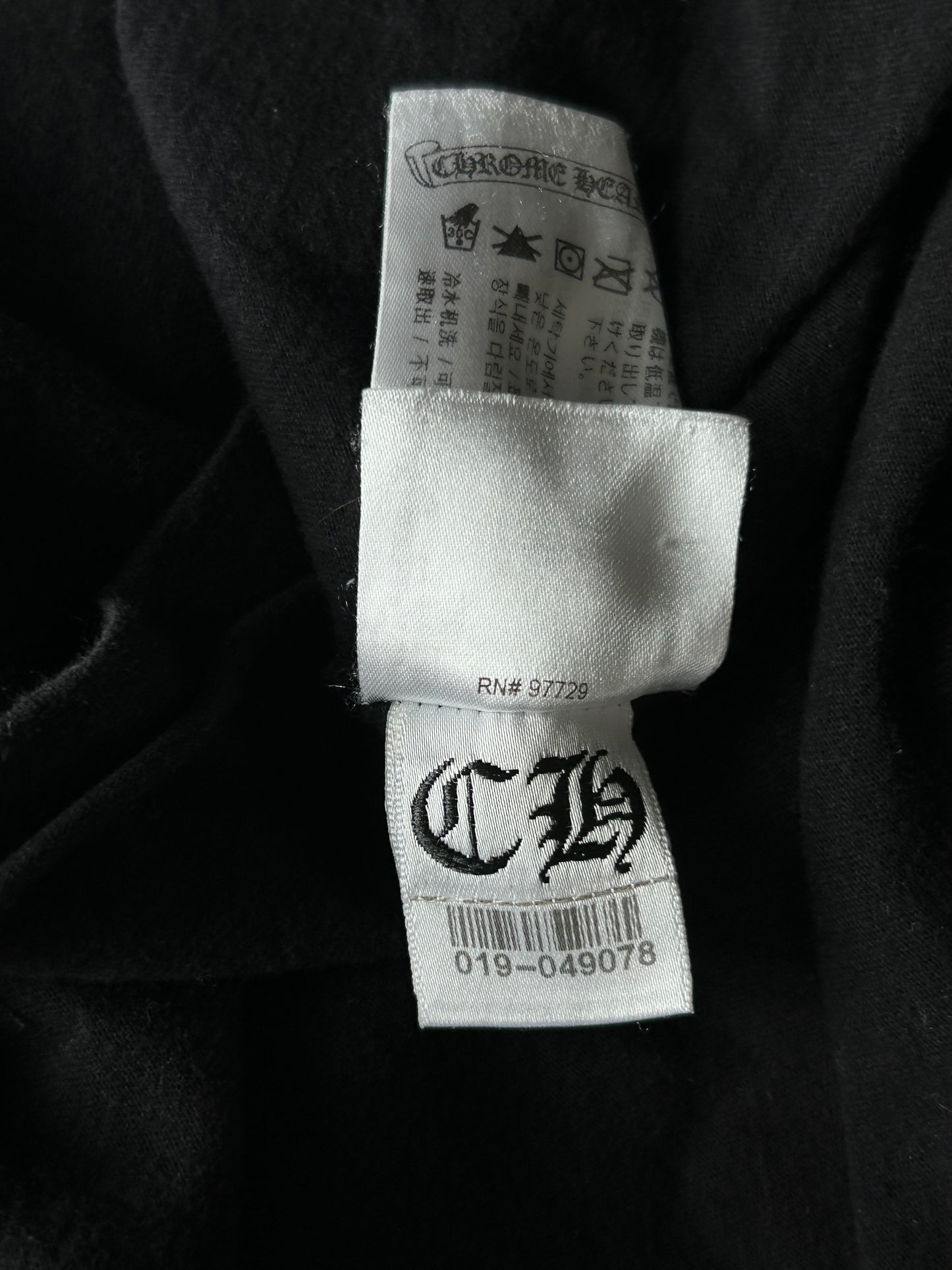 Chrome Hearts Black Multicolor Cross Logo T-Shirt