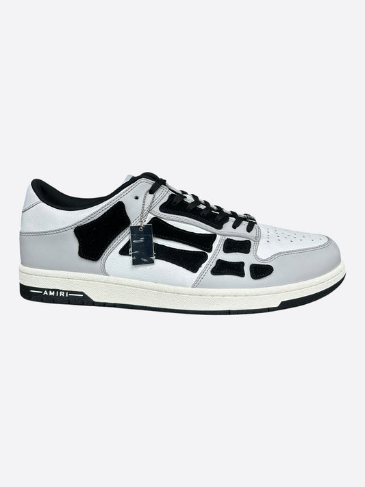 Amiri Grey & Black Skel Low Top Sneakers