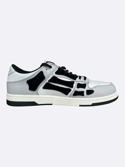 Amiri Grey & Black Skel Low Top Sneakers