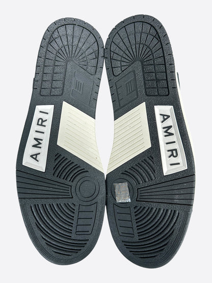 Amiri Grey & Black Skel Low Top Sneakers