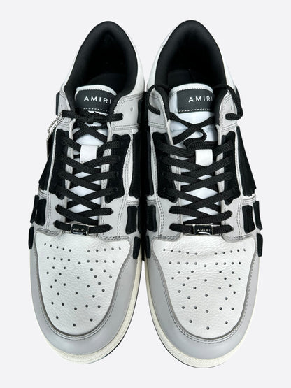 Amiri Grey & Black Skel Low Top Sneakers