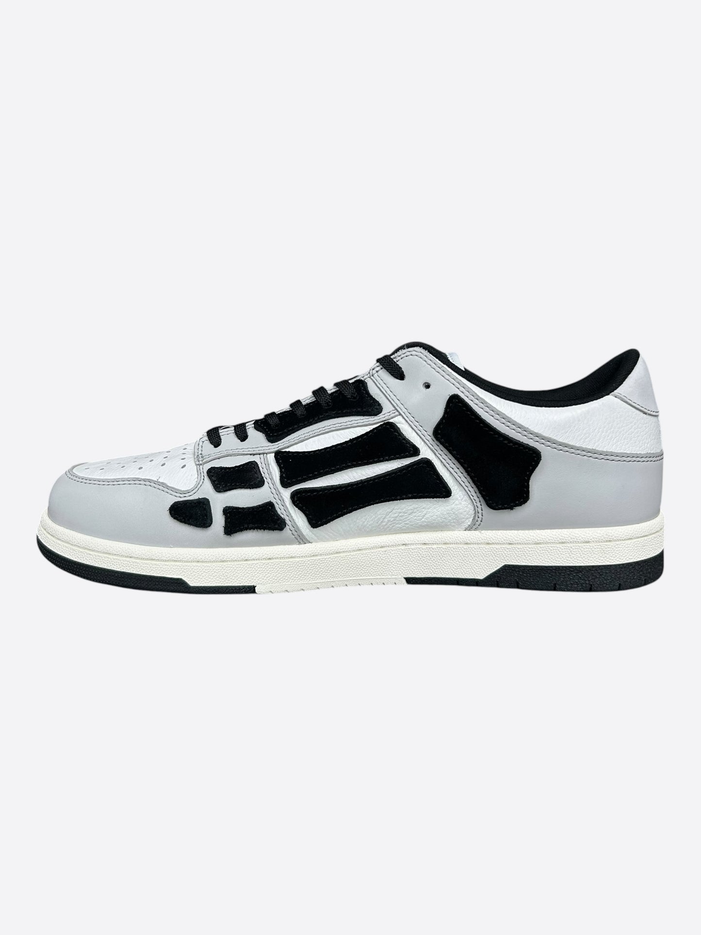 Amiri Grey & Black Skel Low Top Sneakers