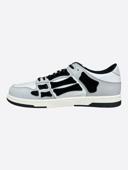 Amiri Grey & Black Skel Low Top Sneakers