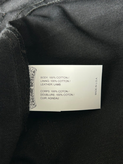 Chrome Hearts Black Cross Patch Carpenter Pants