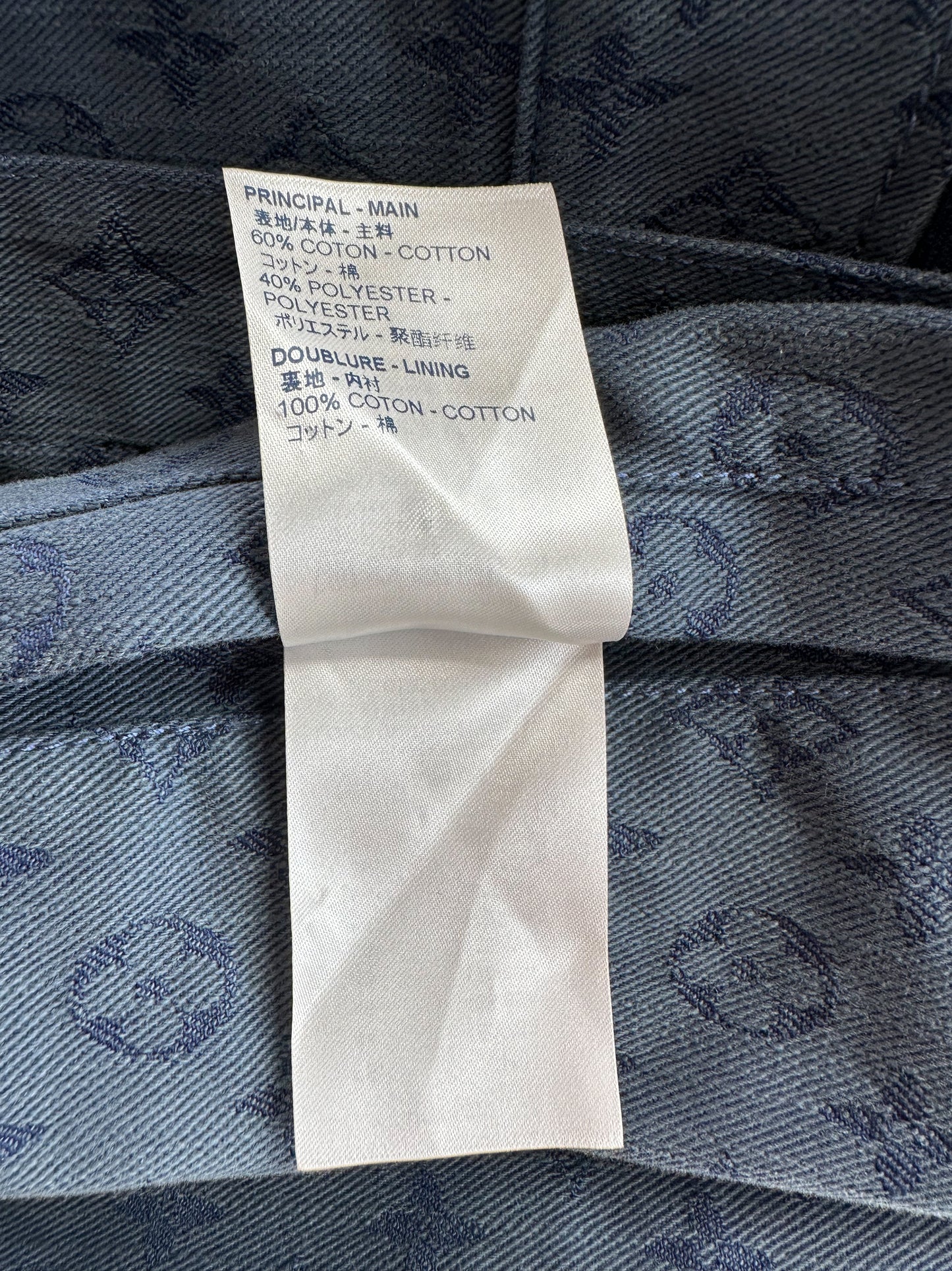 Louis Vuitton Blue Monogram Denim Jacket