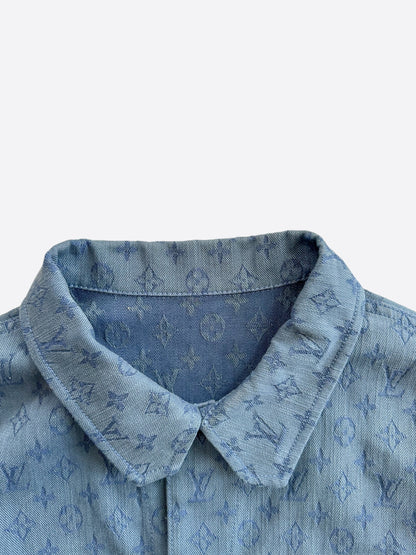 Louis Vuitton Blue Monogram Denim Jacket