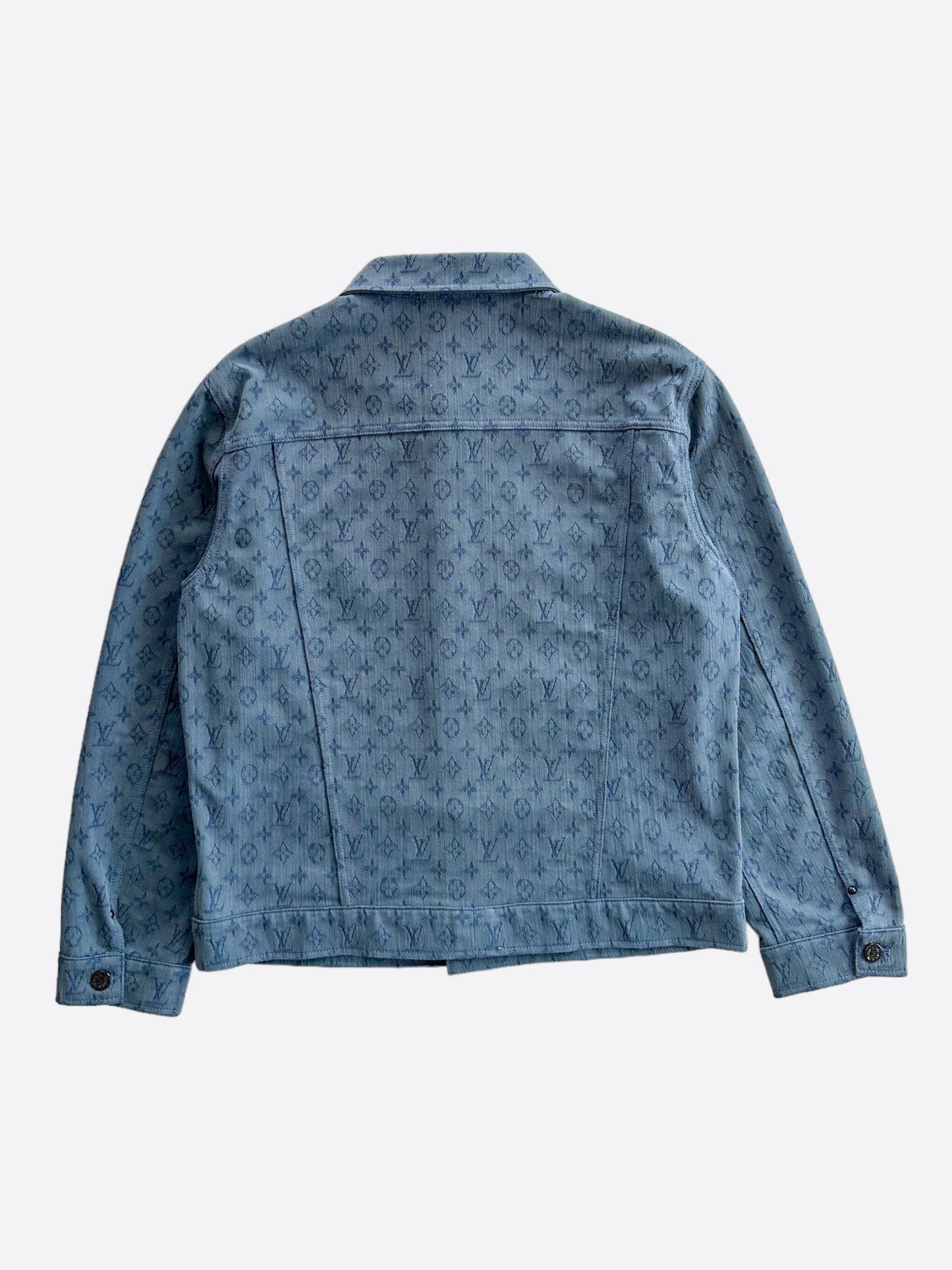 Louis Vuitton Blue Monogram Denim Jacket