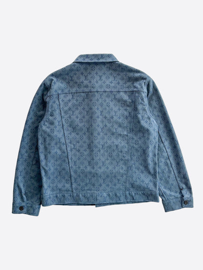 Louis Vuitton Blue Monogram Denim Jacket