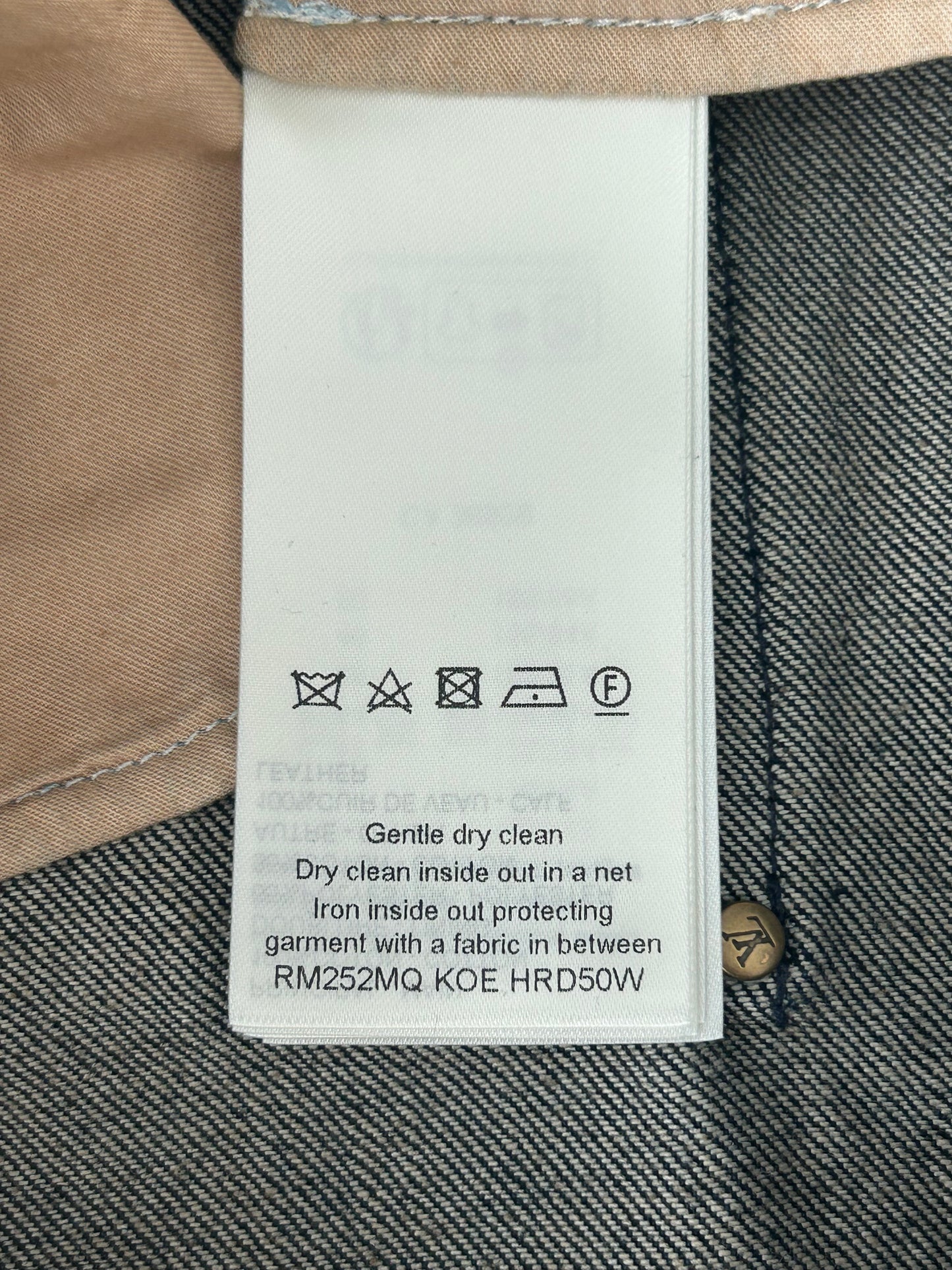 Louis Vuitton Blue Monogram Carpenter Denim Shorts