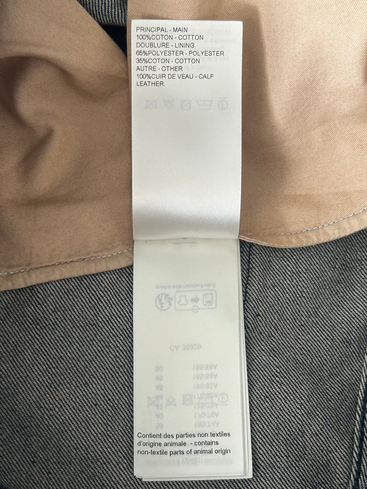 Louis Vuitton Blue Monogram Carpenter Denim Shorts