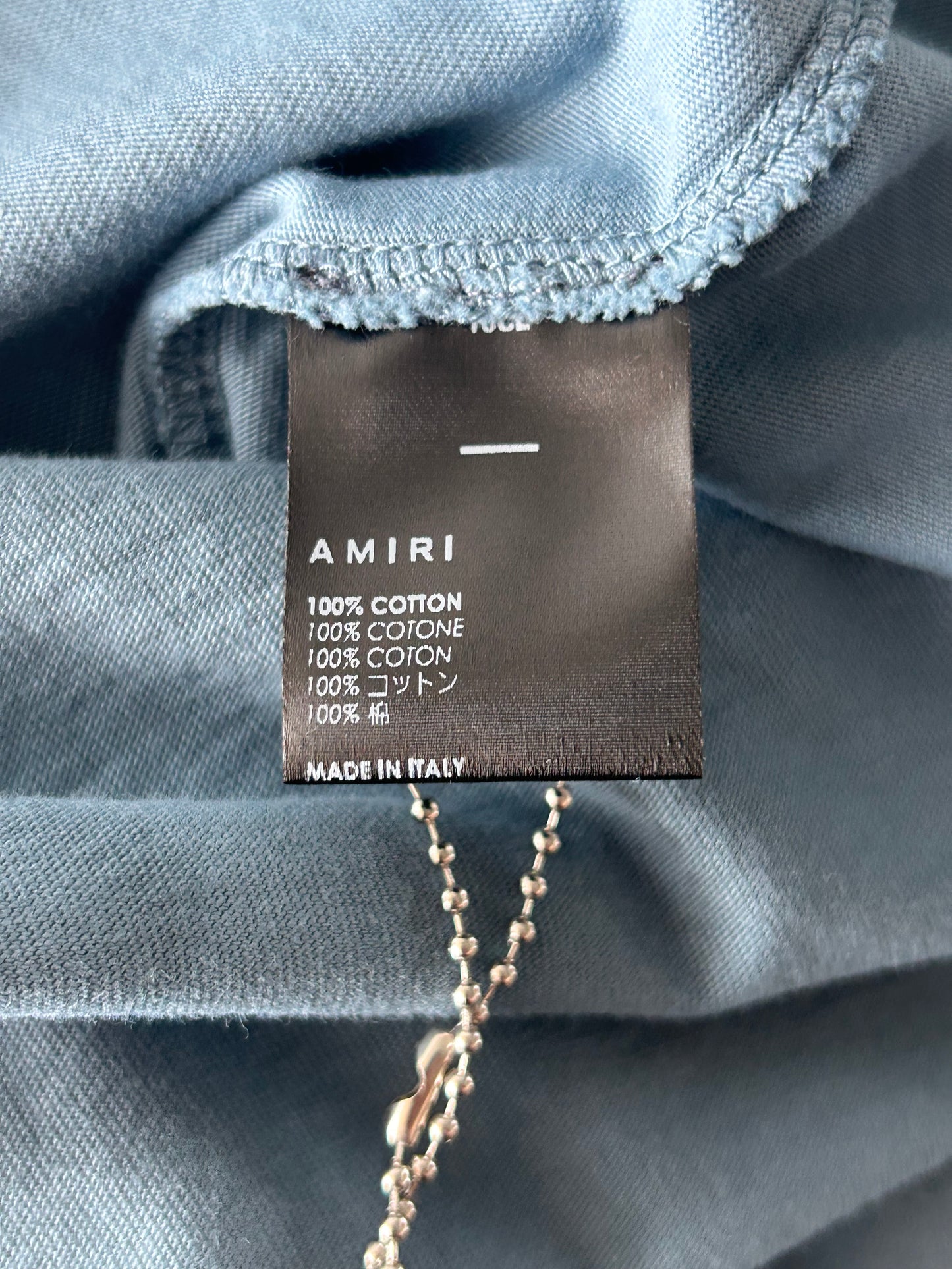 Amiri Blue & White Precious Memories T-Shirt
