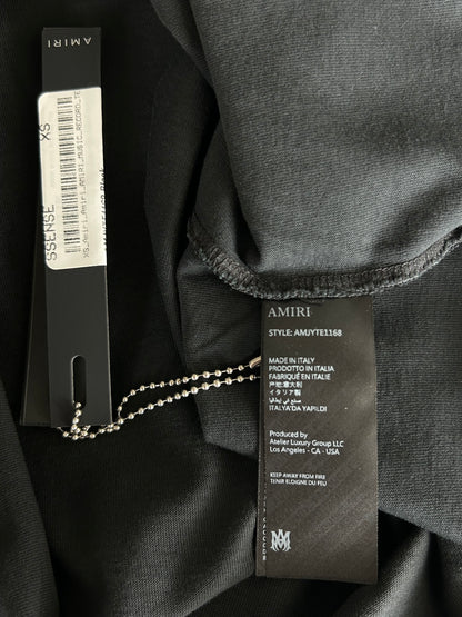 Amiri Black & White Music Record Logo T-Shirt