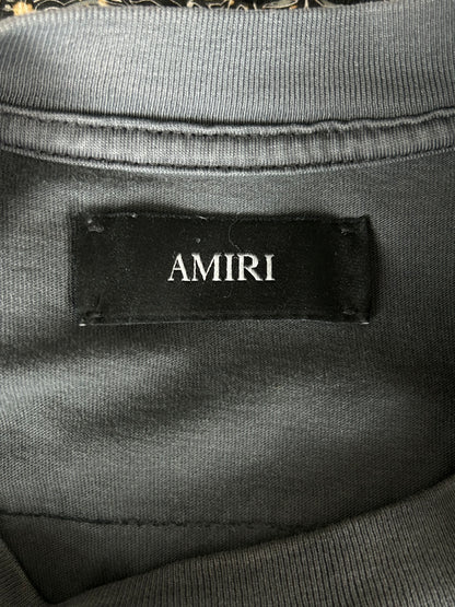 Amiri Black Bleached Bandana Patch T-Shirt