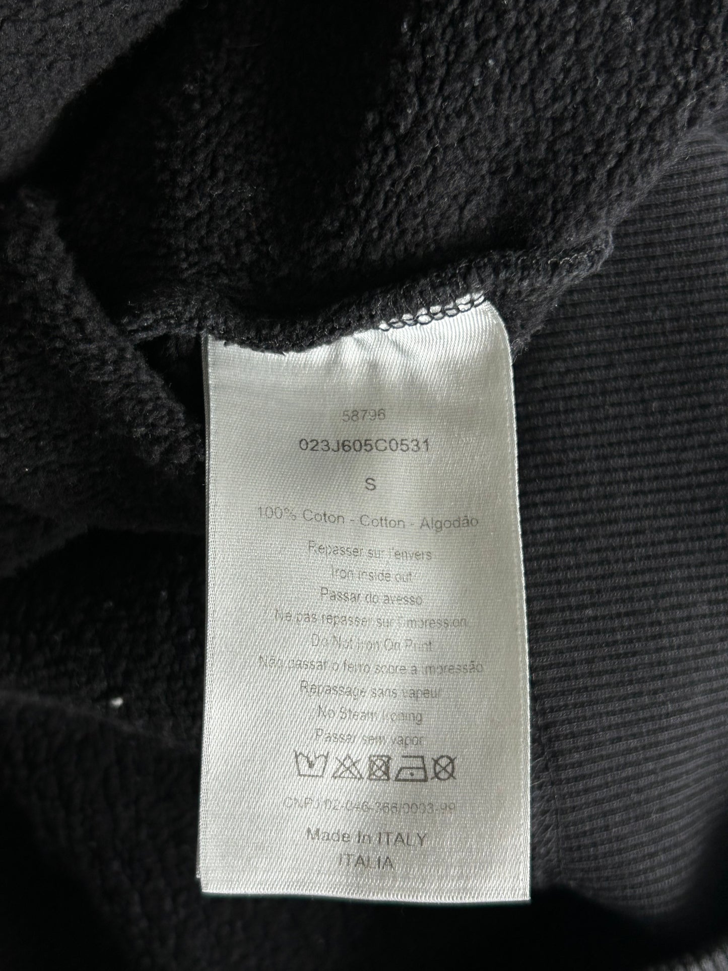 Dior Daniel Arsham Black Logo Hoodie