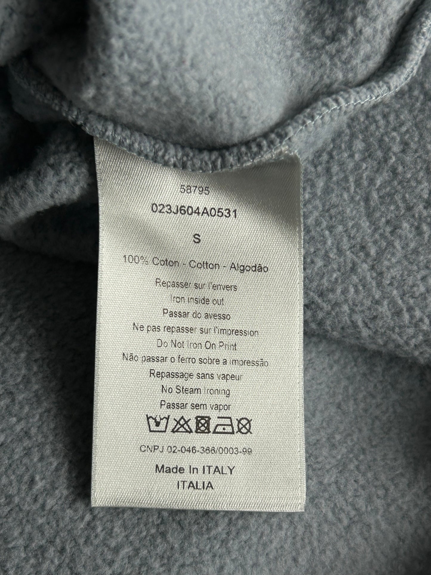Dior Daniel Arsham Light Blue Logo Sweater