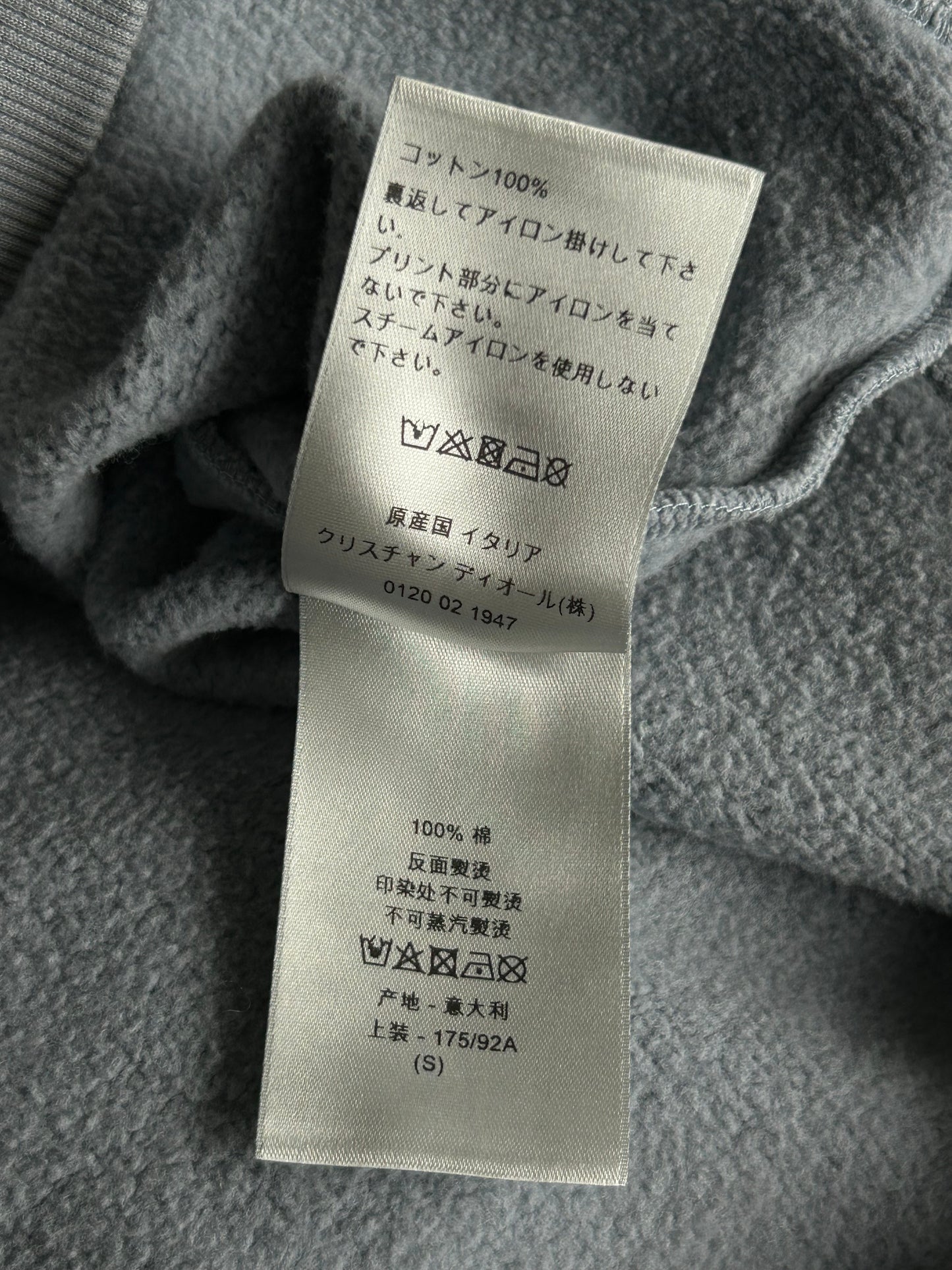 Dior Daniel Arsham Light Blue Logo Sweater