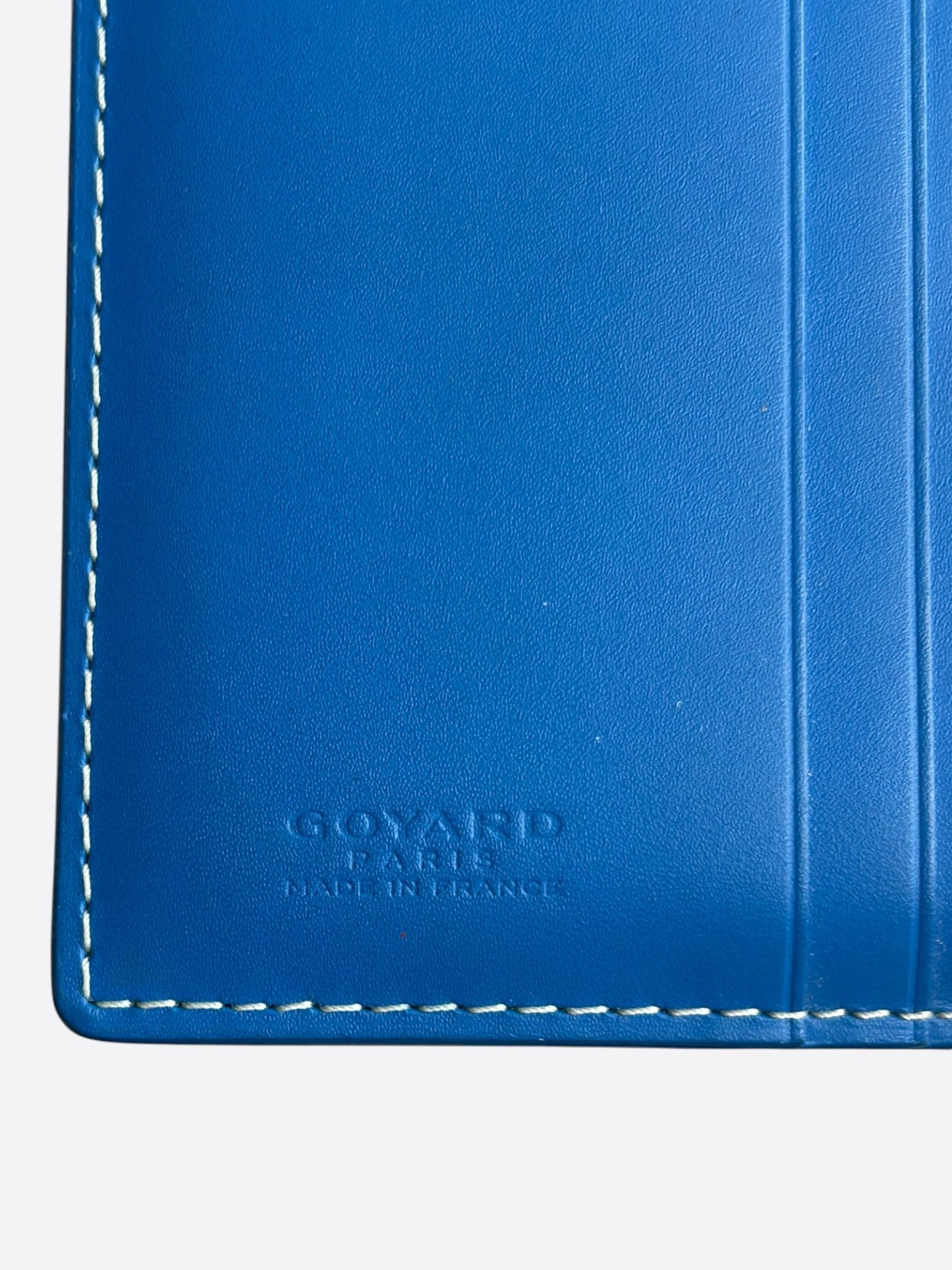 Goyard Blue Saint Marc Card Holder