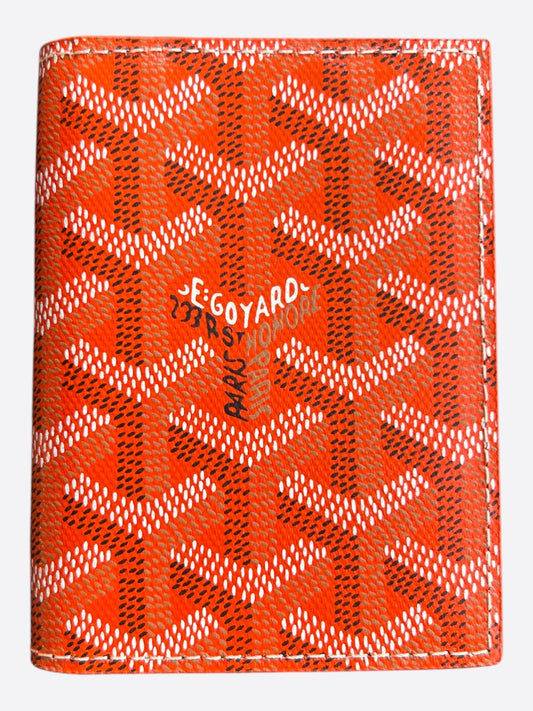 Goyard Orange Saint Marc Card Holder
