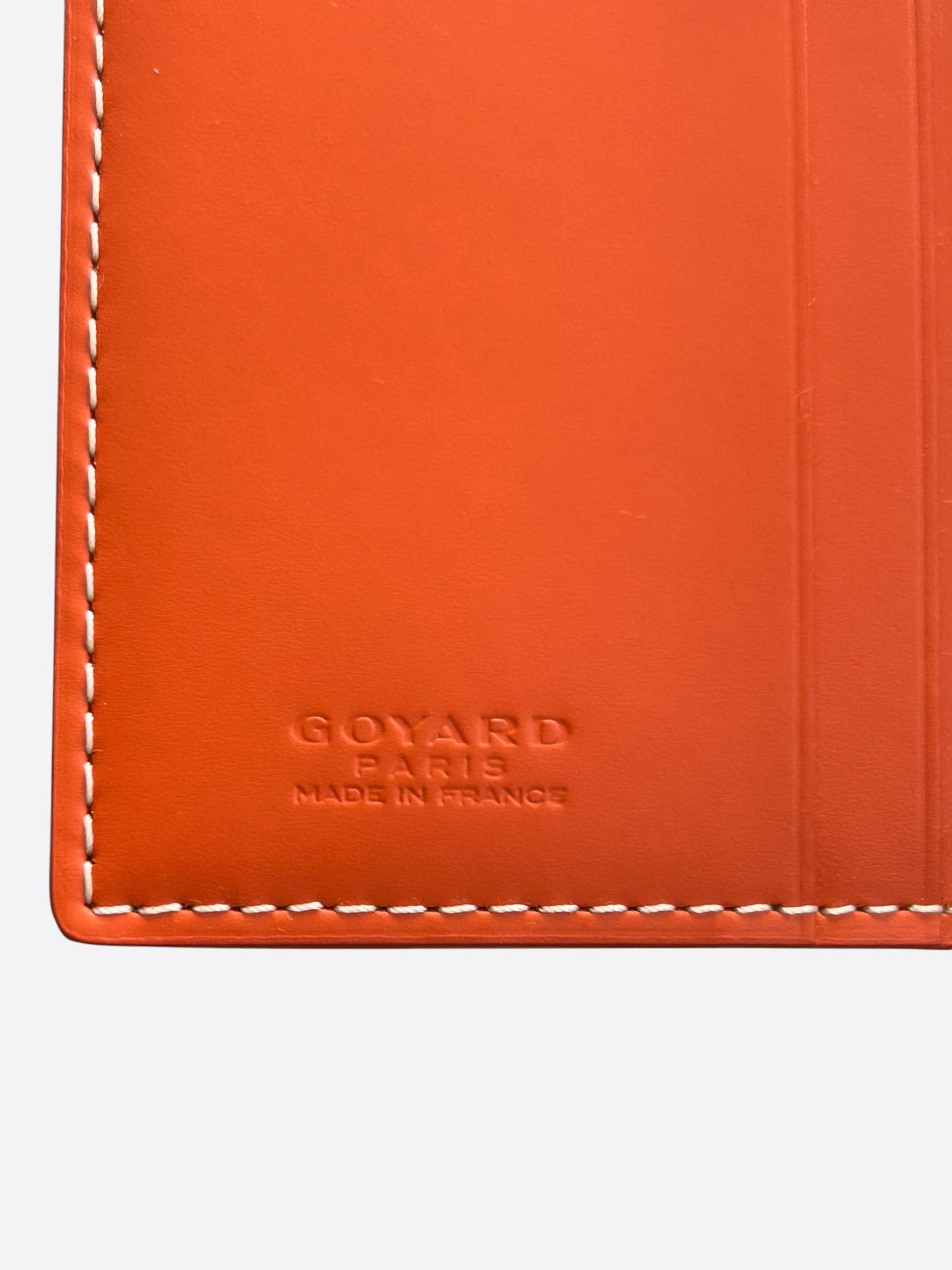 Goyard Orange Saint Marc Card Holder