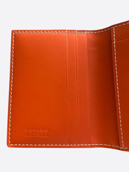 Goyard Orange Saint Marc Card Holder