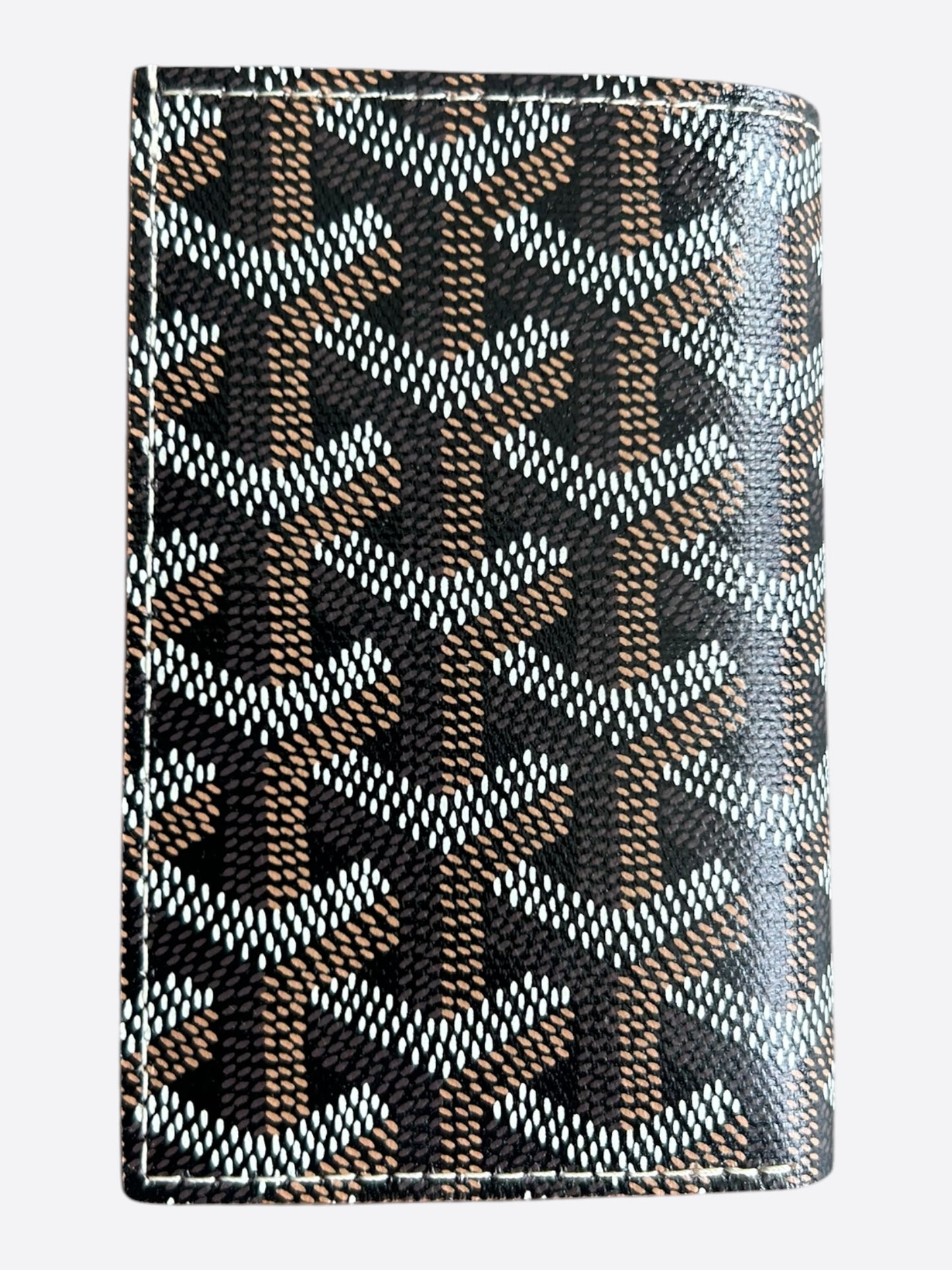 Goyard Black & Brown Saint Pierre Card Holder