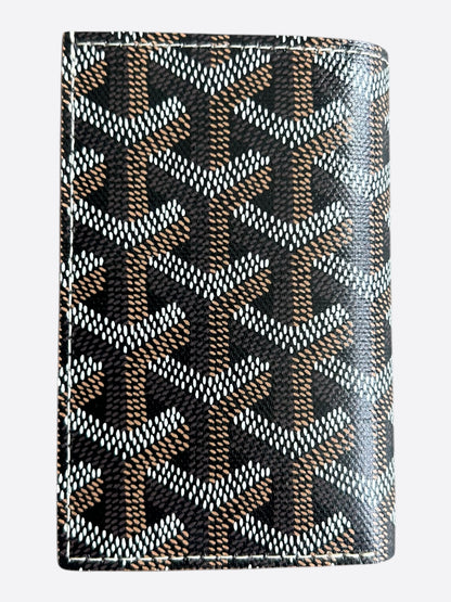 Goyard Black & Brown Saint Pierre Card Holder
