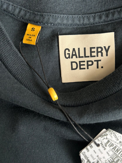 Gallery Dept Black & Blue Logo T-Shirt