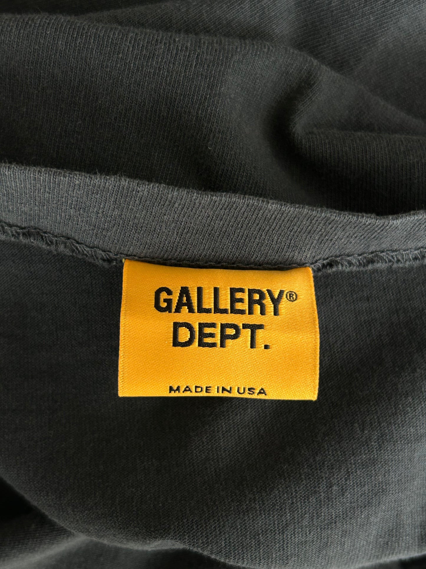 Gallery Dept Black & Blue Logo T-Shirt