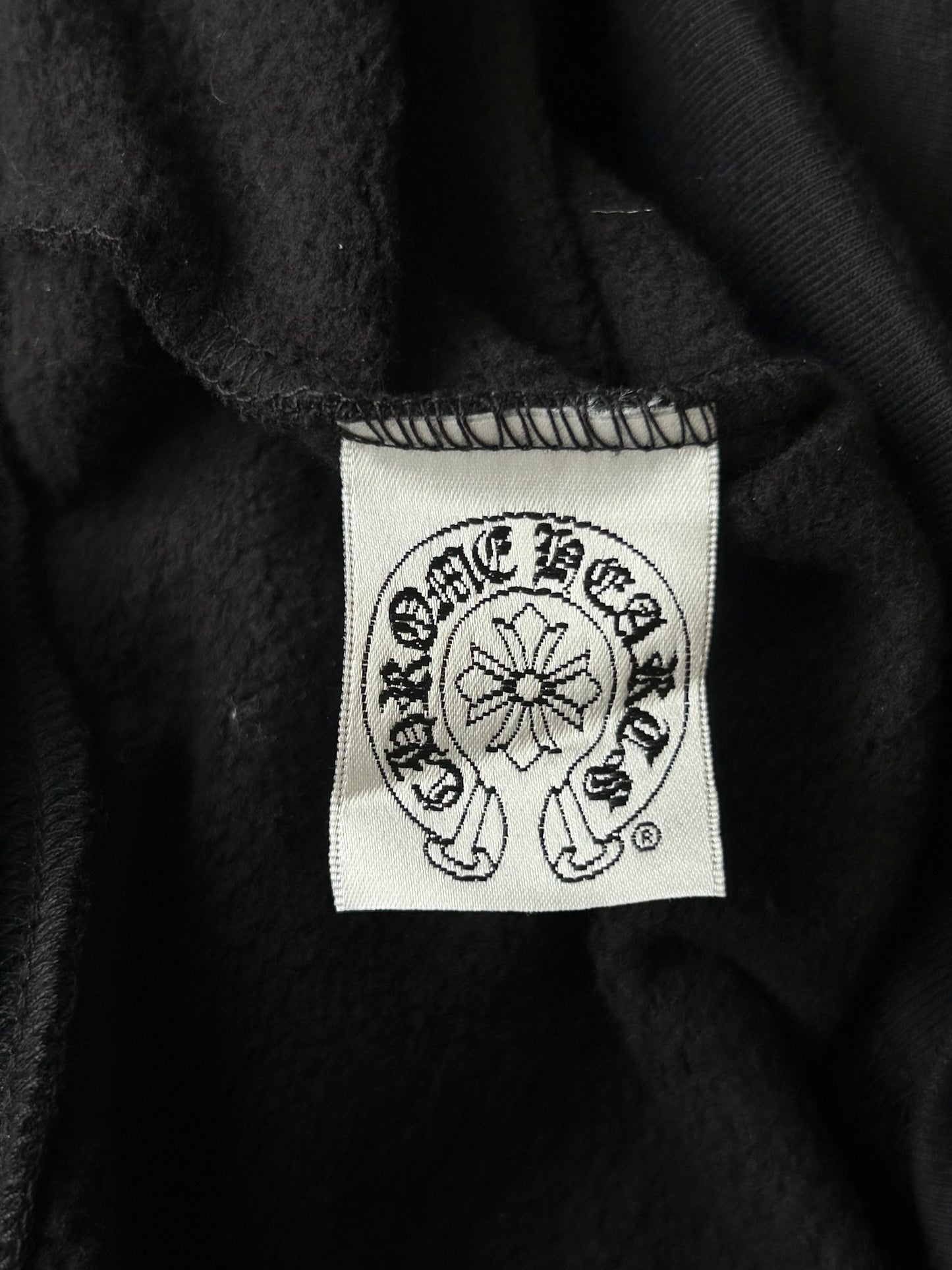 Chrome Hearts Black & White T-Bar Logo Women's Sweatpants
