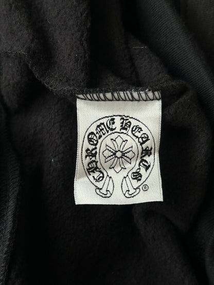 Chrome Hearts Black & White T-Bar Logo Women's Sweatpants