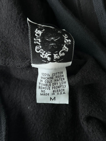 Chrome Hearts Black & White T-Bar Logo Women's Sweatpants