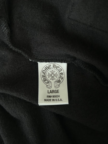 Chrome Hearts Black & White Horseshoe Logo Women's Sweatpants