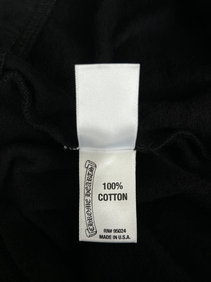 Chrome Hearts Black & White Horseshoe Logo Women's Sweatpants