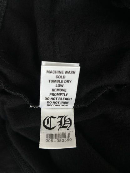 Chrome Hearts Black & White Horseshoe Logo Women's Sweatpants