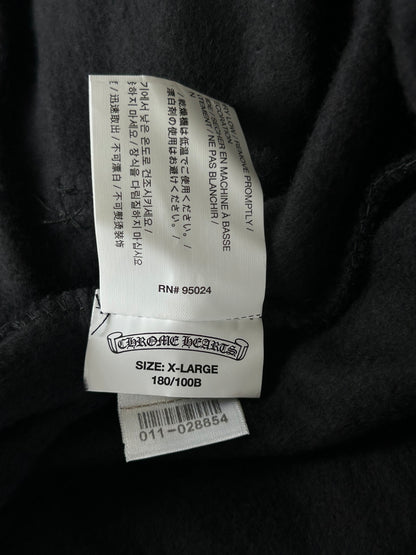 Chrome Hearts Black & White Dagger Logo Women's Sweatpants