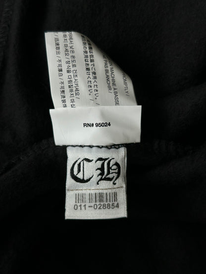 Chrome Hearts Black & White Dagger Logo Women's Sweatpants