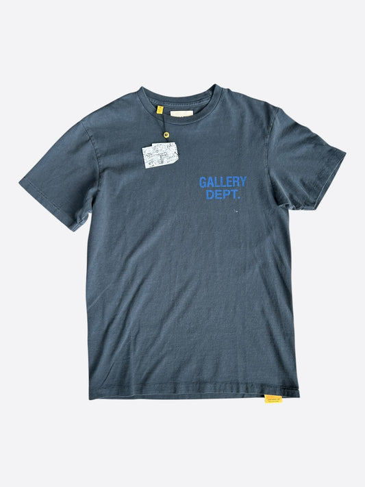 Gallery Dept Black & Blue Logo T-Shirt