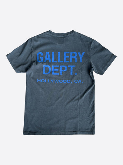 Gallery Dept Black & Blue Logo T-Shirt