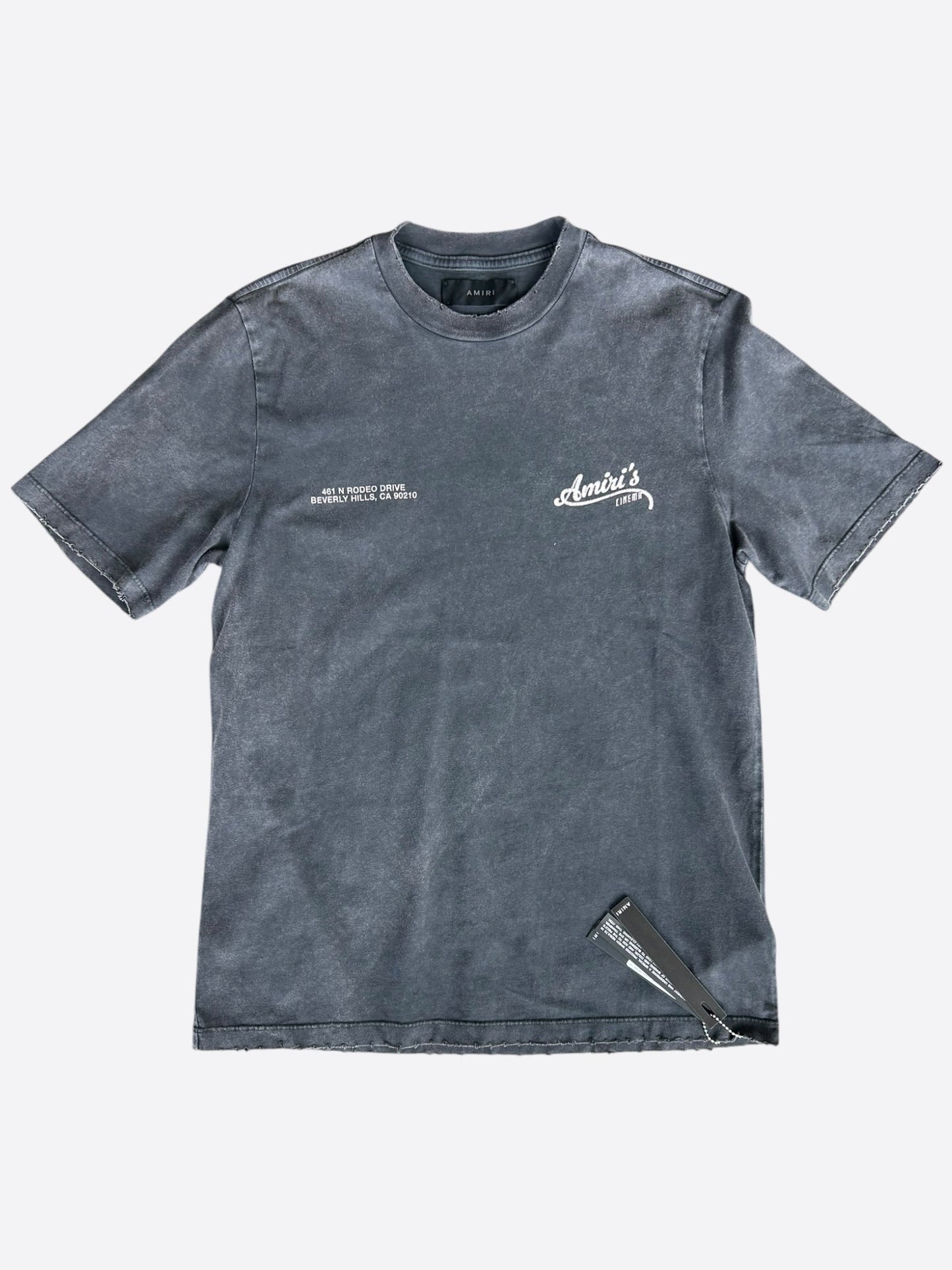 Amiri Black & White Cinema Logo T-Shirt