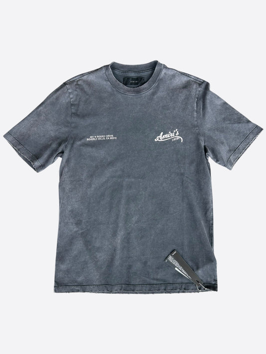 Amiri Black & White Cinema Logo T-Shirt